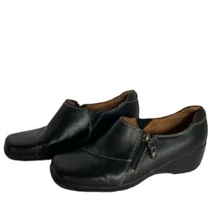 Naturalizer Arvena Leather Black Comfort Shoes, Size 7M
